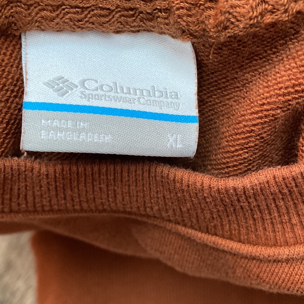 Columbia MEN'S TREK CREW SWEATSHIRT IN HARVESTER XL - Picture 6 of 6